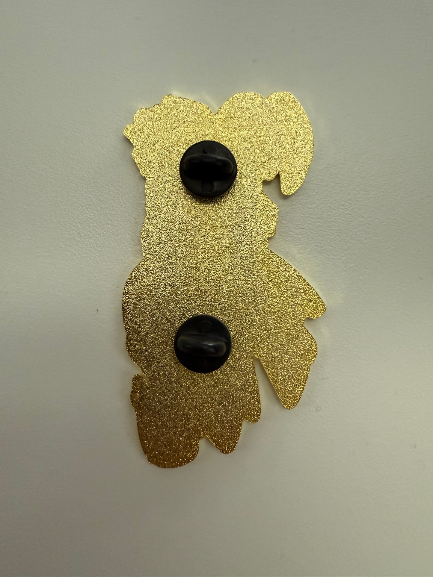 Golden Heart Enamel Pin