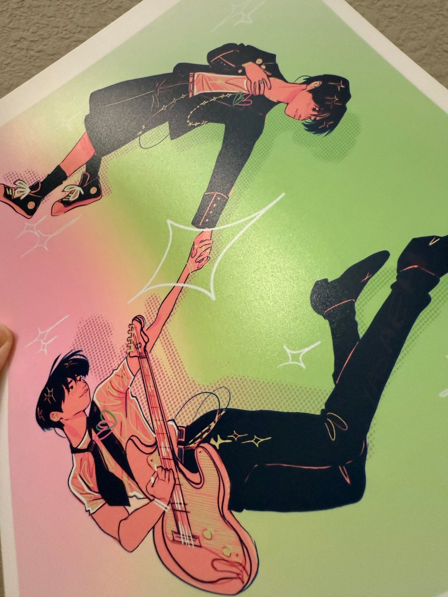 Baby Hold My Hand Now ~ Luster print V1