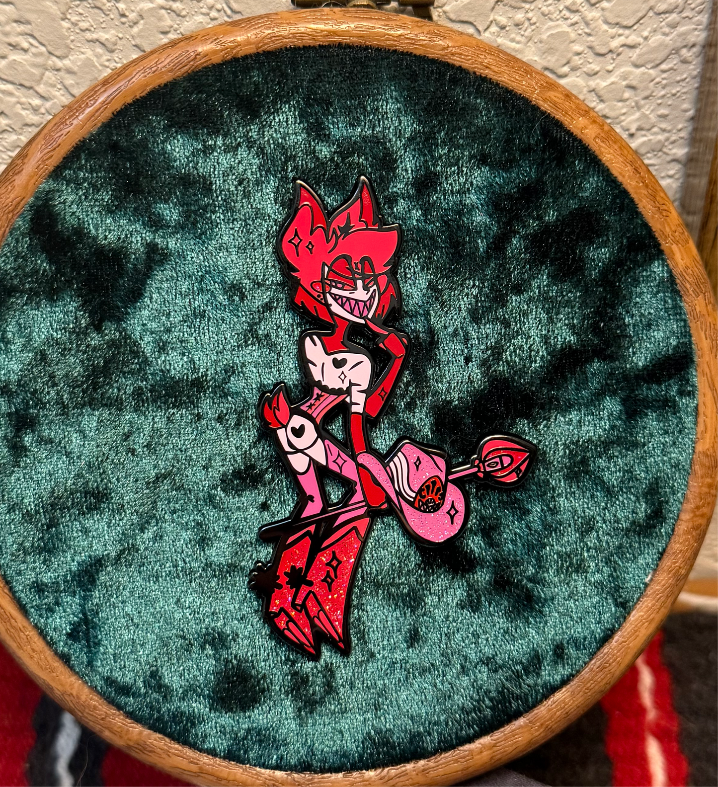 Pink Horse Club Deer Hard Enamel Pin