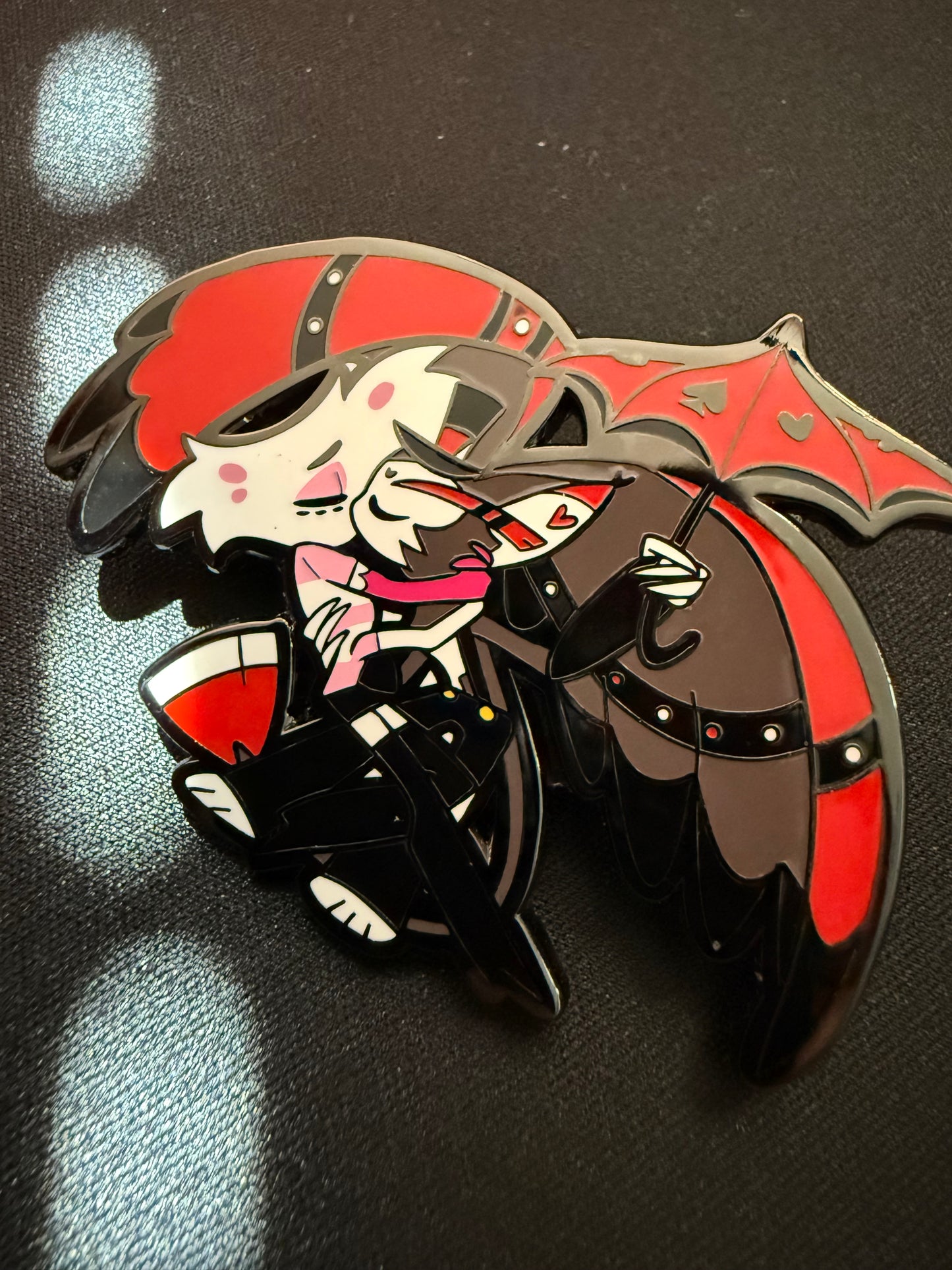 Forbidden Kiss Hard Enamel Pin