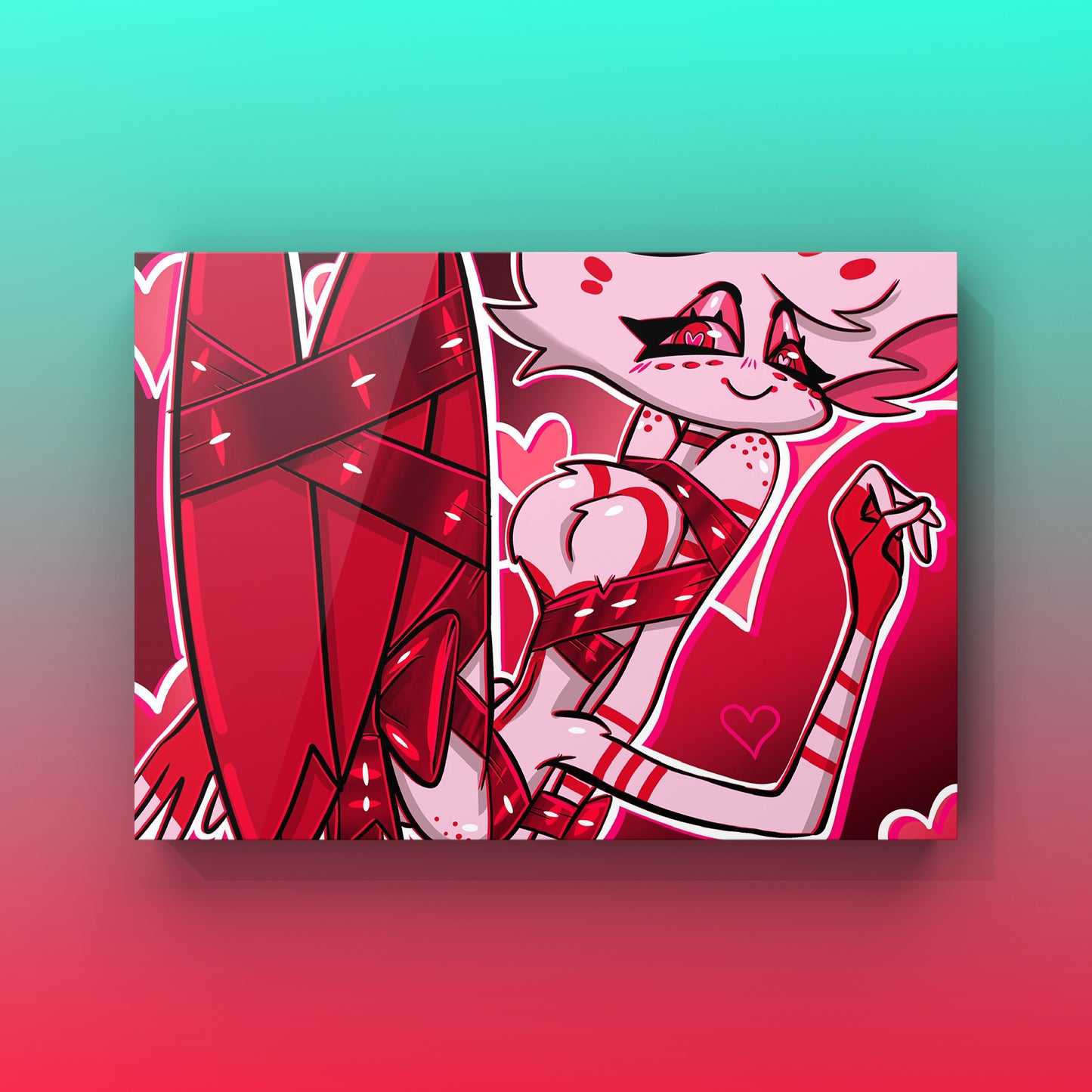 tied with a bow ~ glossy print