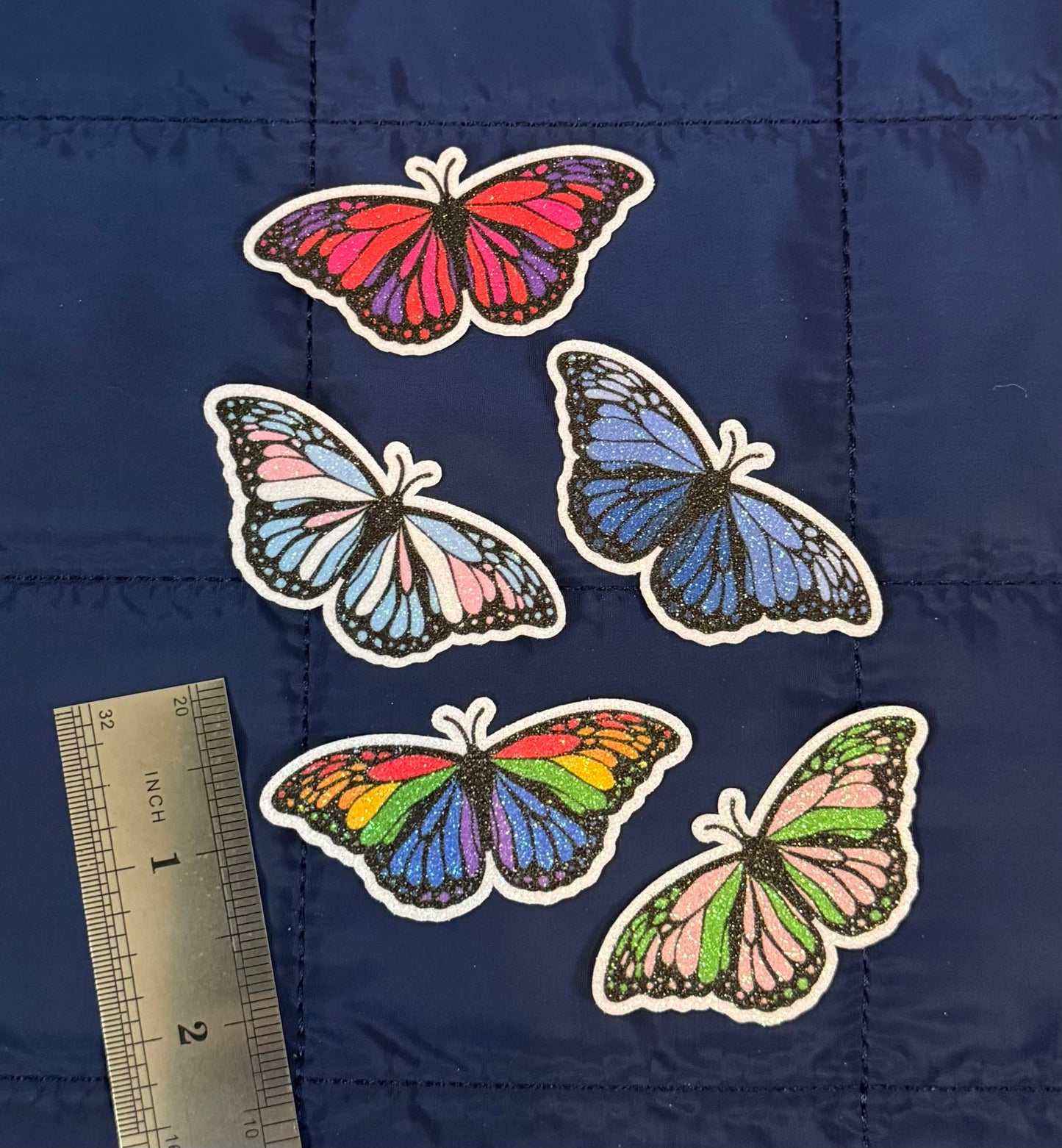 Glitter Butterfly Sticker