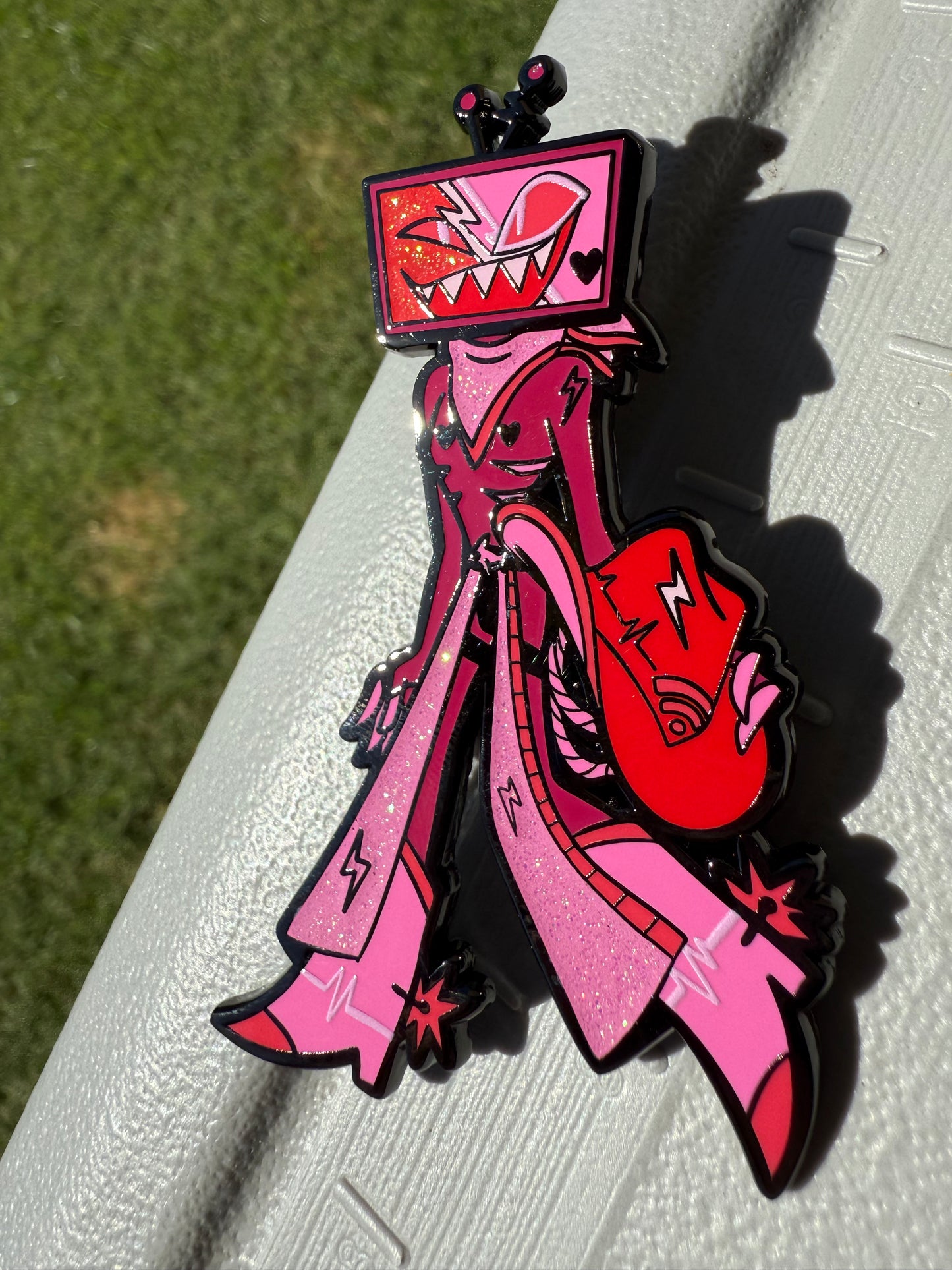 Pink Horse Club TV Hard Enamel Pin
