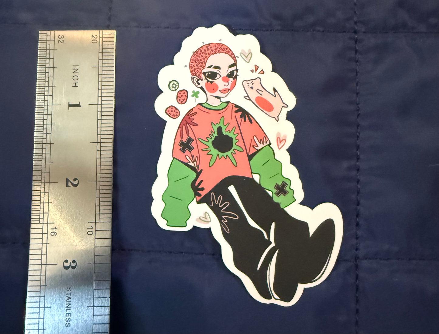 Kiwi Hyunjin Sticker