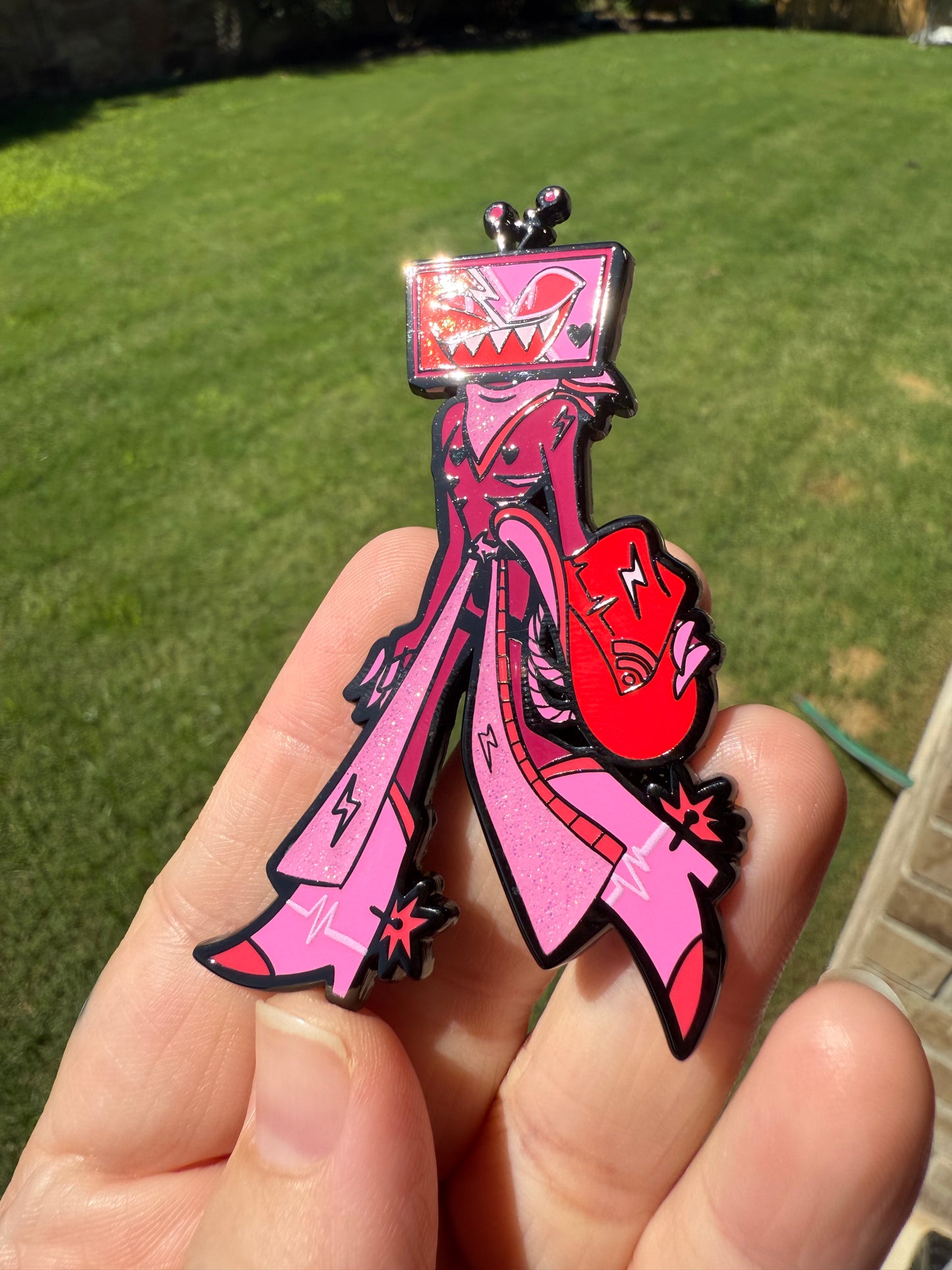 Pink Horse Club TV Hard Enamel Pin