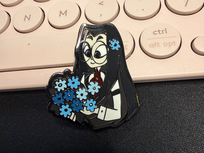 Blue Flower Pentious Hard Enamel Pin A Grade