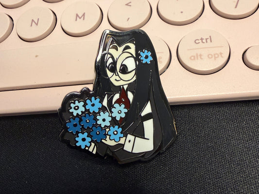 Blue Flower Pentious Hard Enamel Pin A Grade