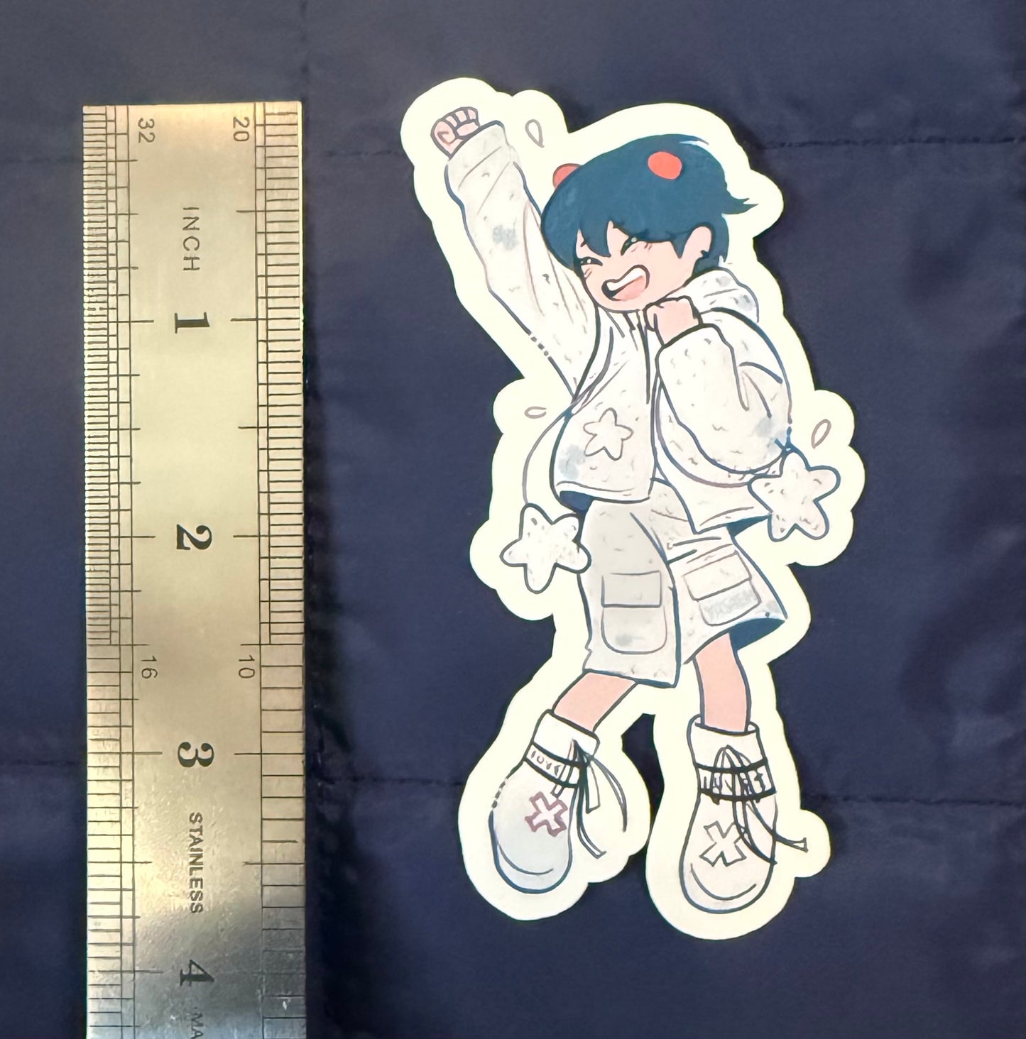Fluffy Star Boy Han Boy Sticker