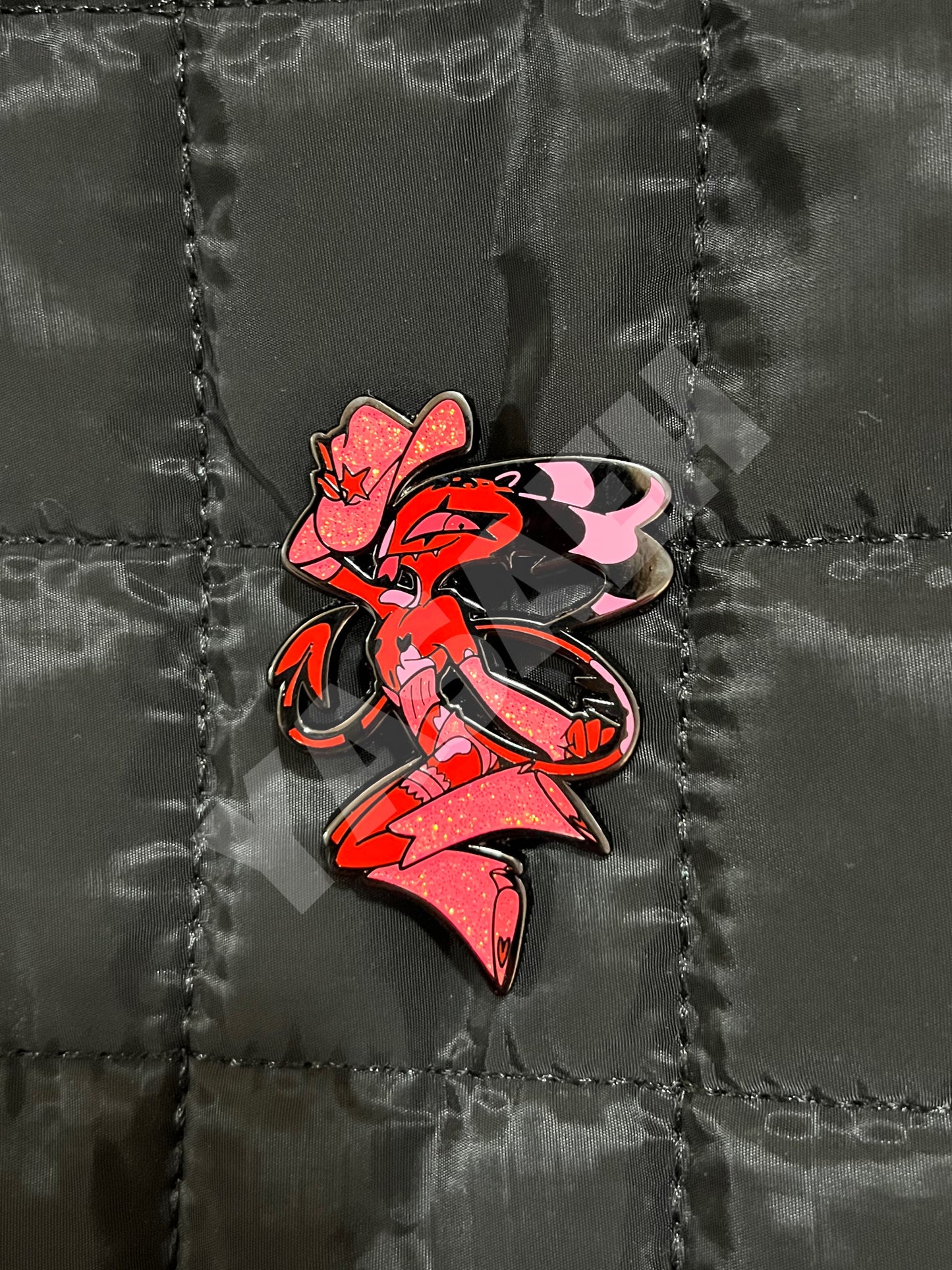 Pink Horse Club Imp Hard Enamel Pin