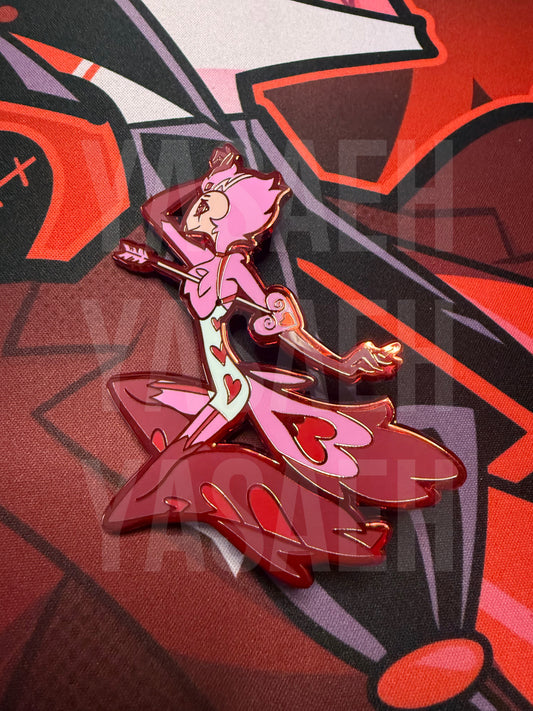 Love Struck Bird Hard Enamel Pin