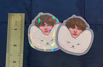 Kitty Pillow Know Sticker