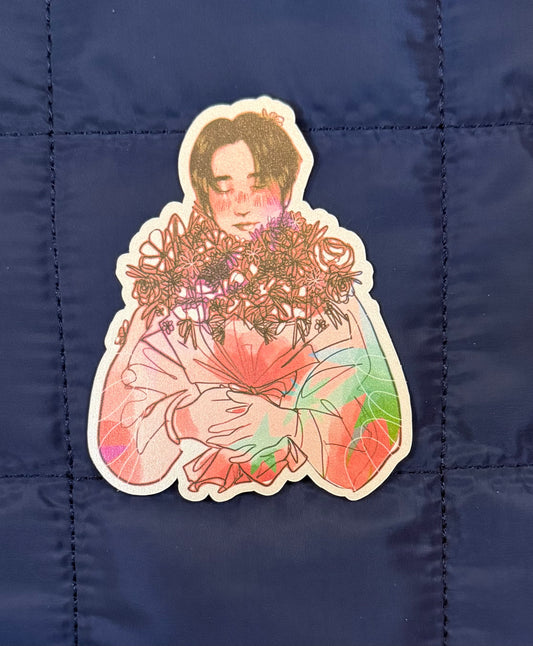 Pearl Bouquet Han Sticker