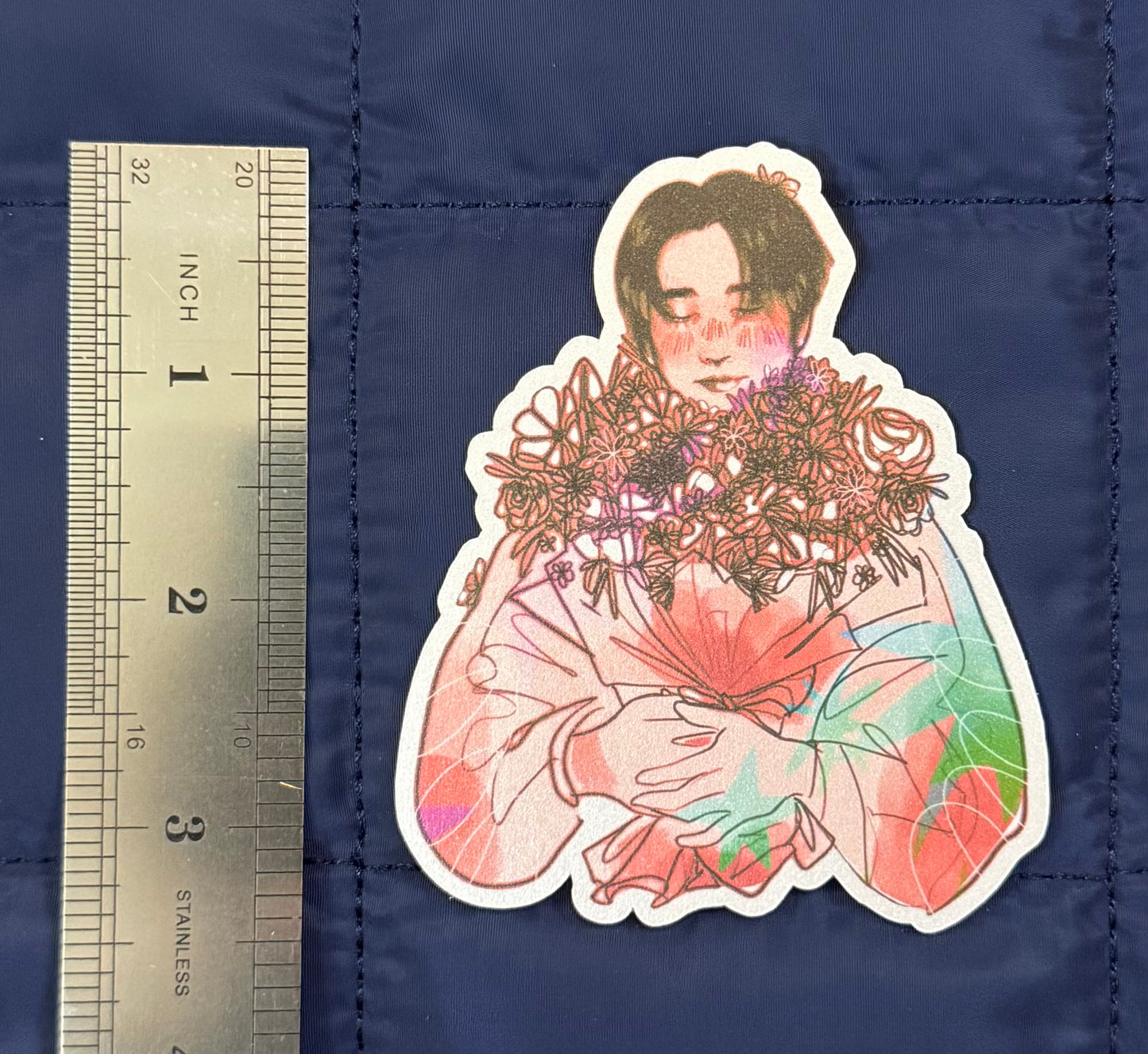 Pearl Bouquet Han Sticker