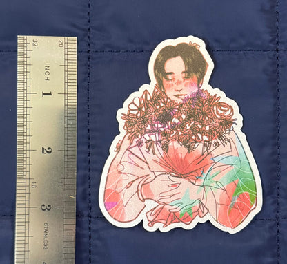 Pearl Bouquet Han Sticker