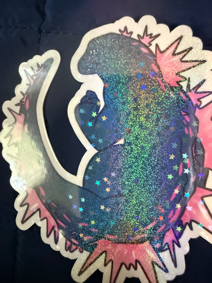 Kawaiizilla sticker
