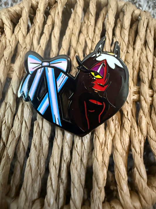 Sallie May Heart Hard Enamel Pin A Grade