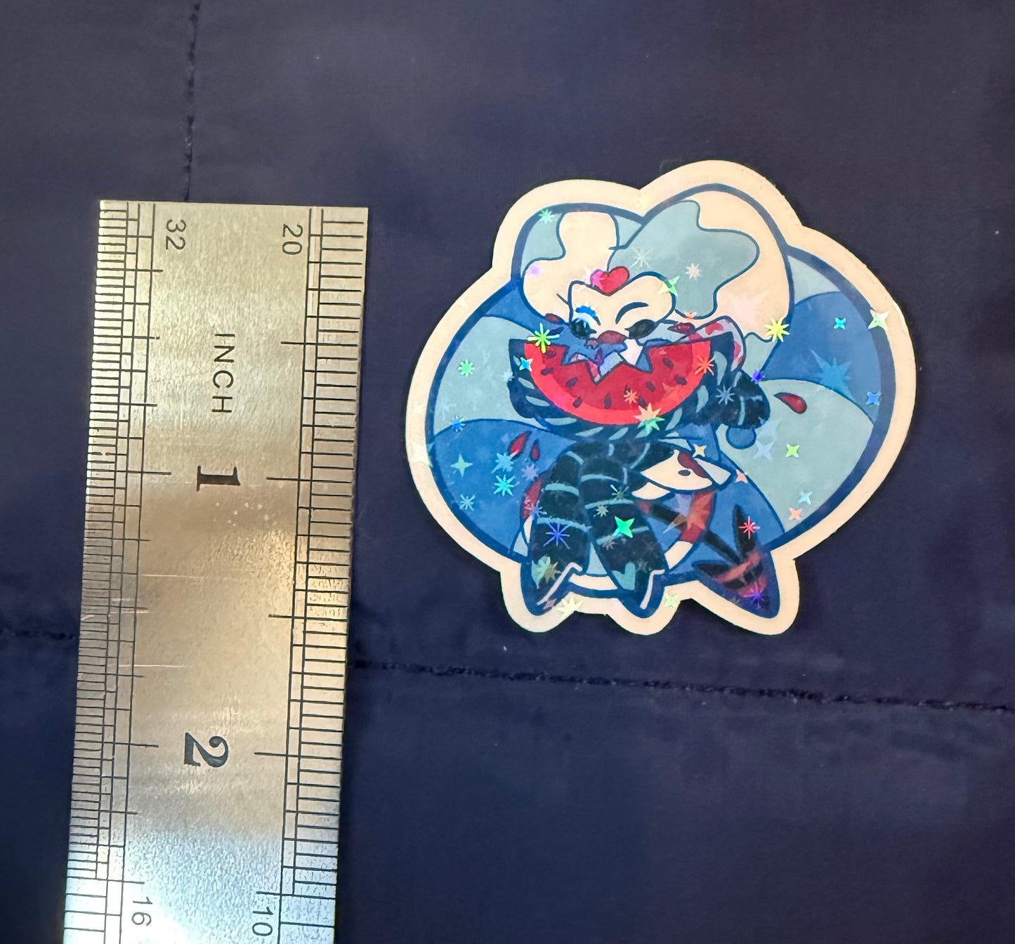 Watermelon Fizz Holographic Sticker