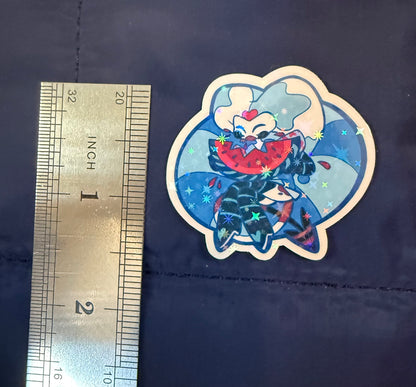 Watermelon Fizz Holographic Sticker