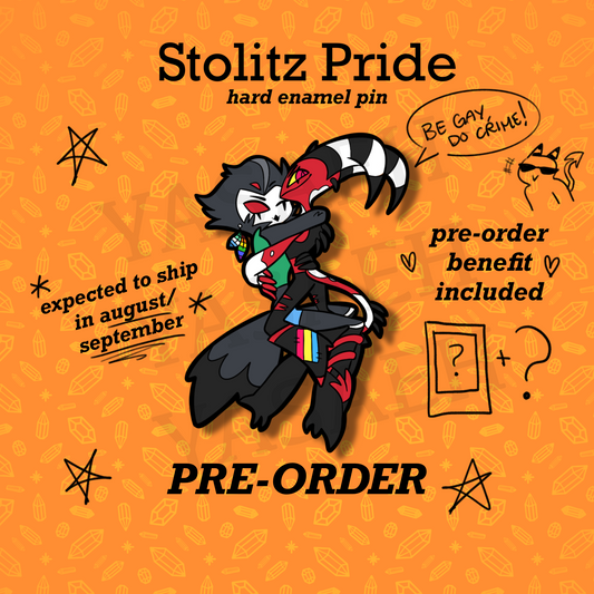 Stolitz Pride Hard Enamel Pin PRE ORDER