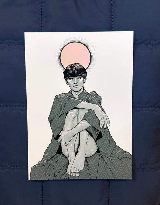 Moon Boy Luster Print 5x7