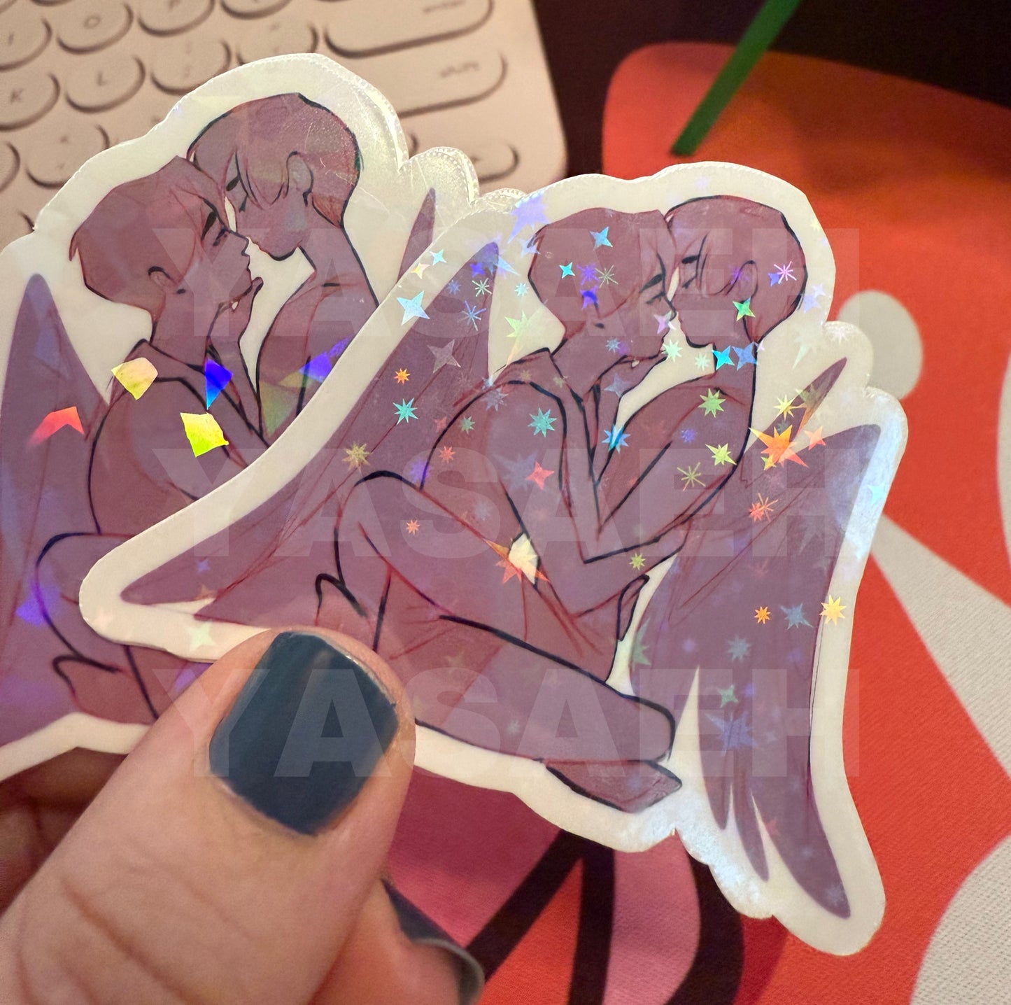 Forbidden Lovers Angels Sticker