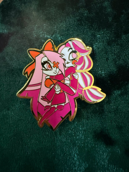 Let’s Go Lesbians Hard Enamel Pin A Grade