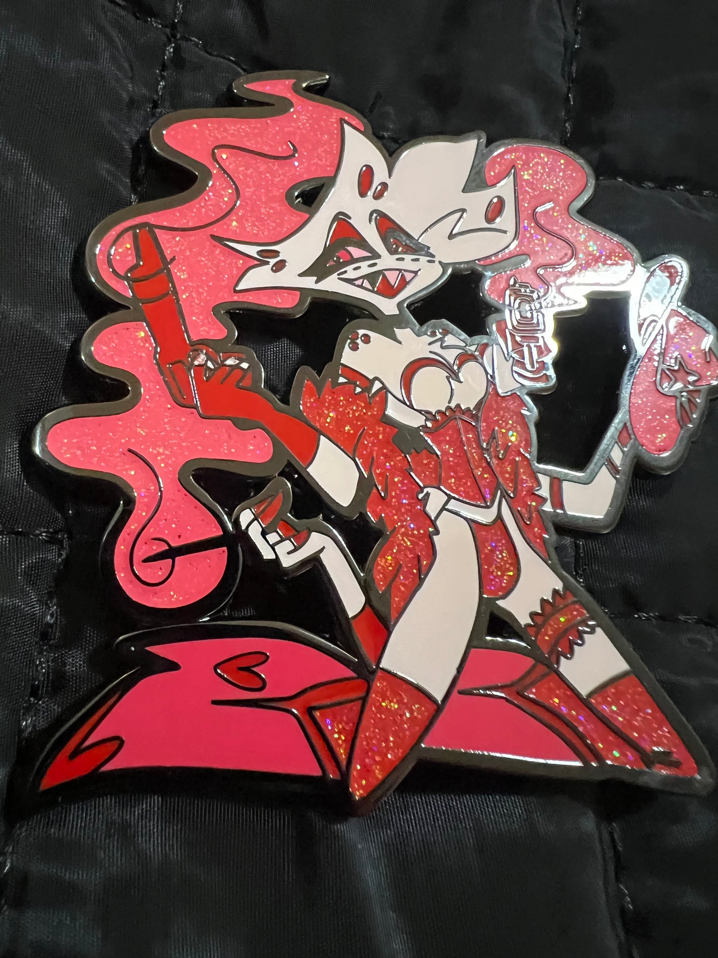 Pink Horse Club Spider Hard Enamel Pin