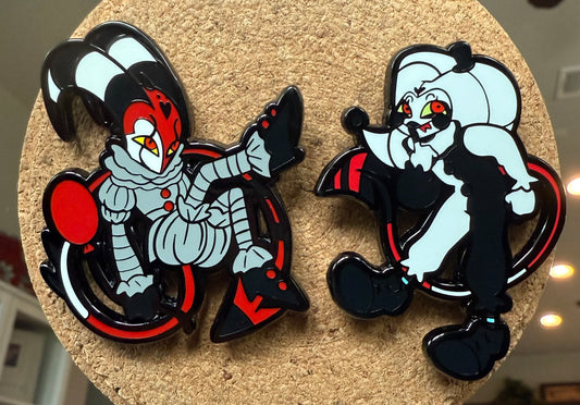 Horror Clowns Enamel Pins A Grade