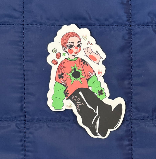 Kiwi Hyunjin Sticker