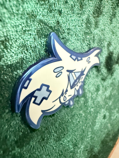 The Angel Blues Hard Enamel Pin