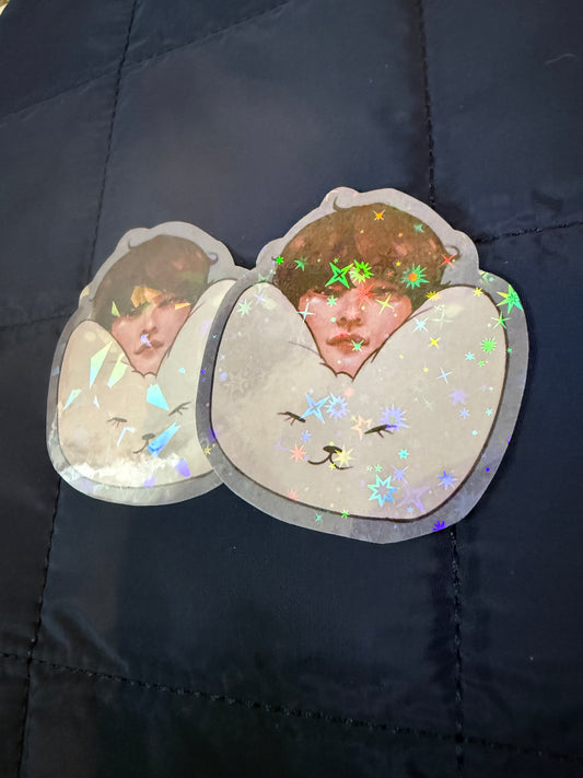 Kitty Pillow Know Sticker