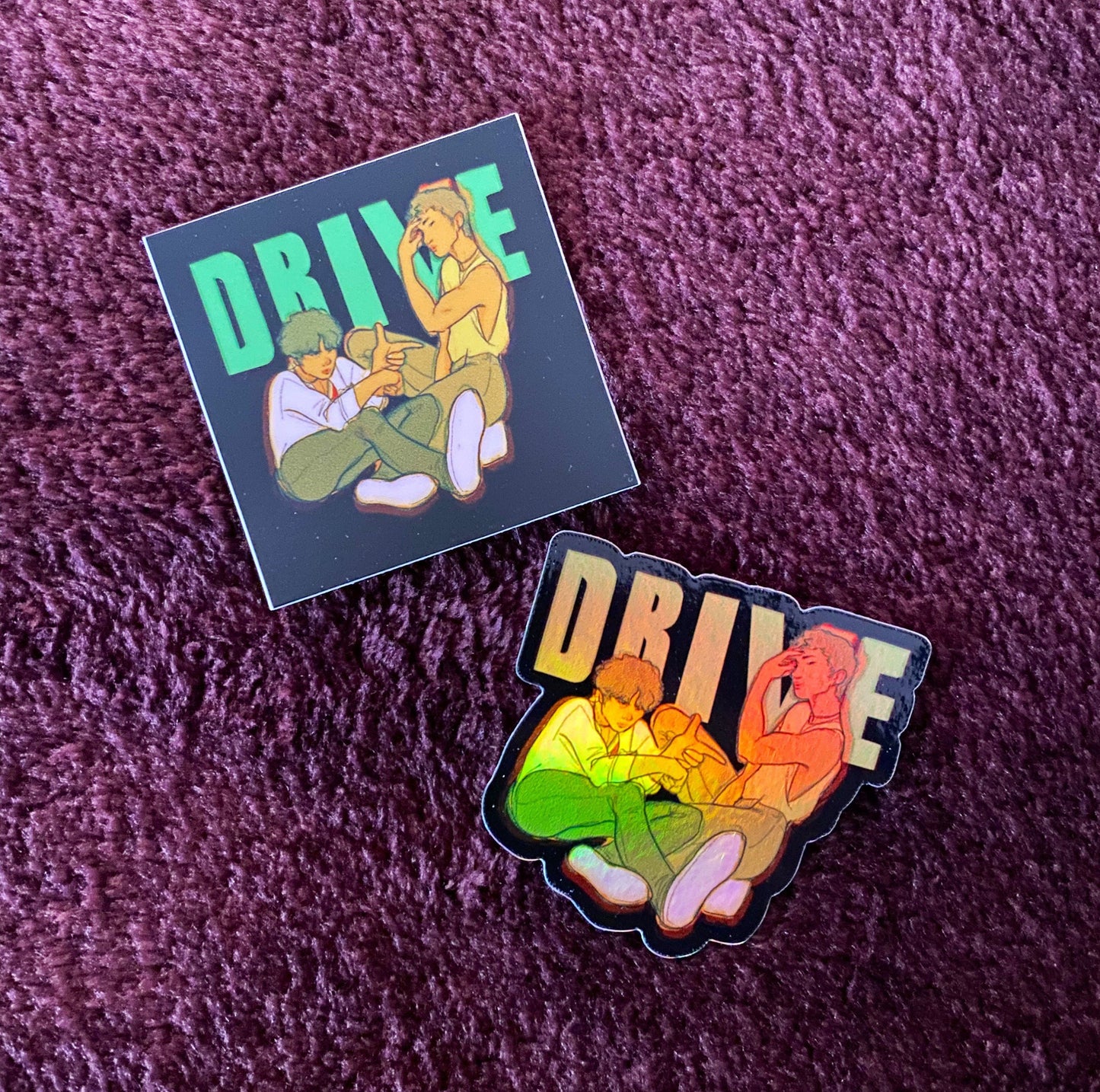 DRIVE Sticker - Square Matte