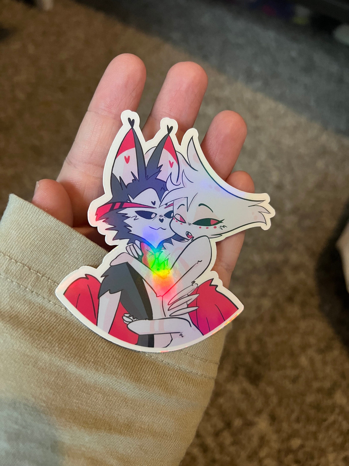 Hug Sticker Alone double hug sticker – yasaeh