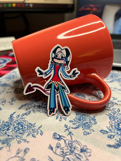 Cute Jester Imp sticker