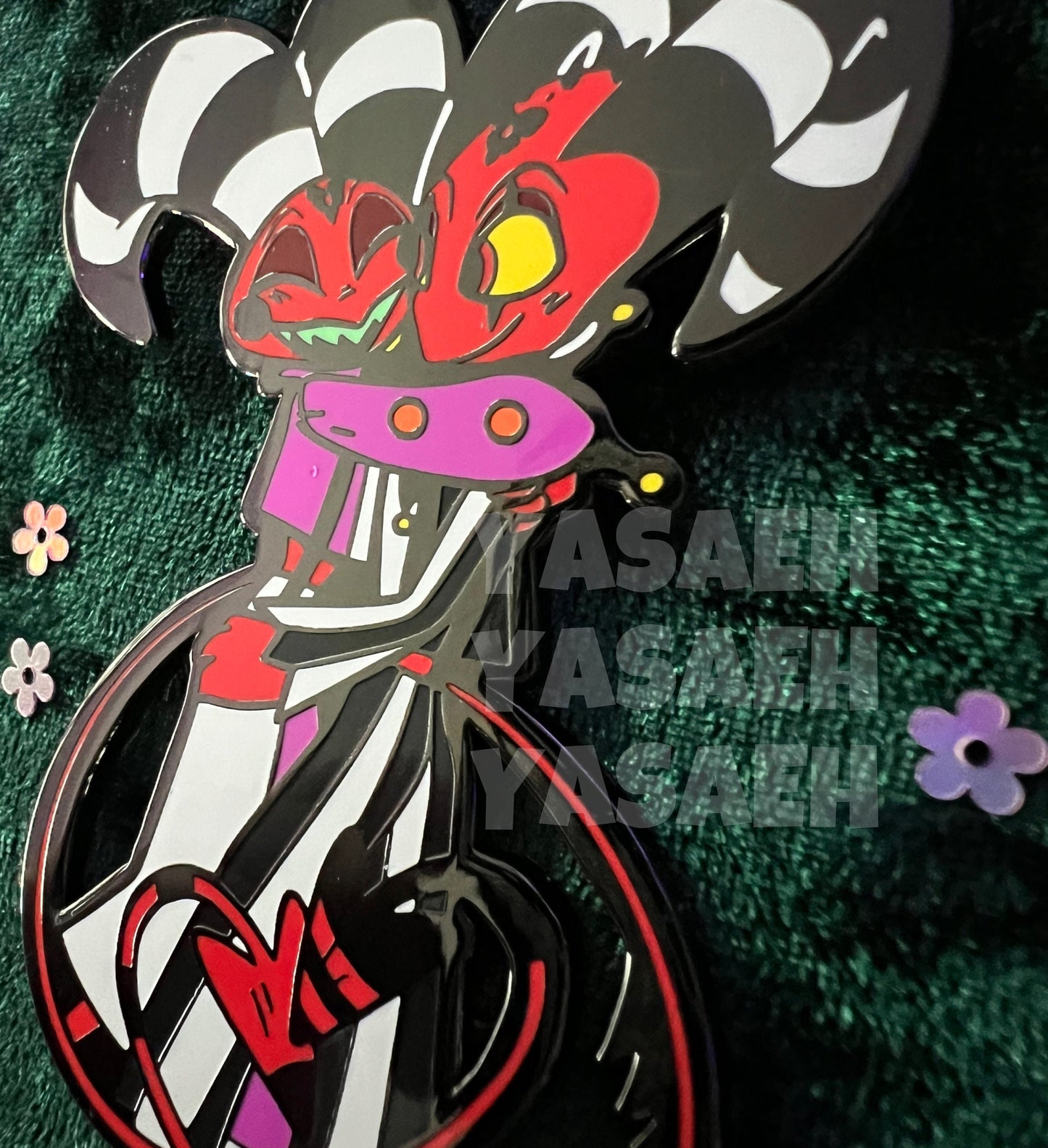 Silly Clown Love Enamel Pin