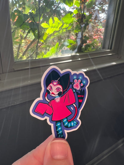 Chibi Kitty Cat Fizzy Sticker