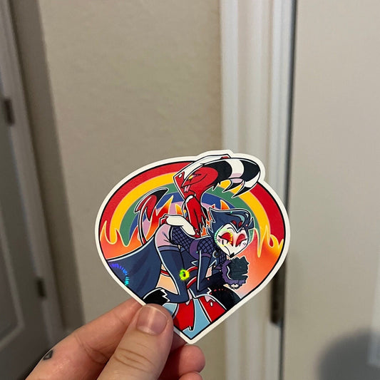 Because You’re Gay Holographic Sticker