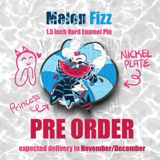 Melon Fizz Hard Enamel Pin PRE ORDER