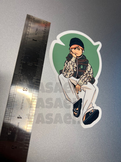 Han Alien Boy Sticker