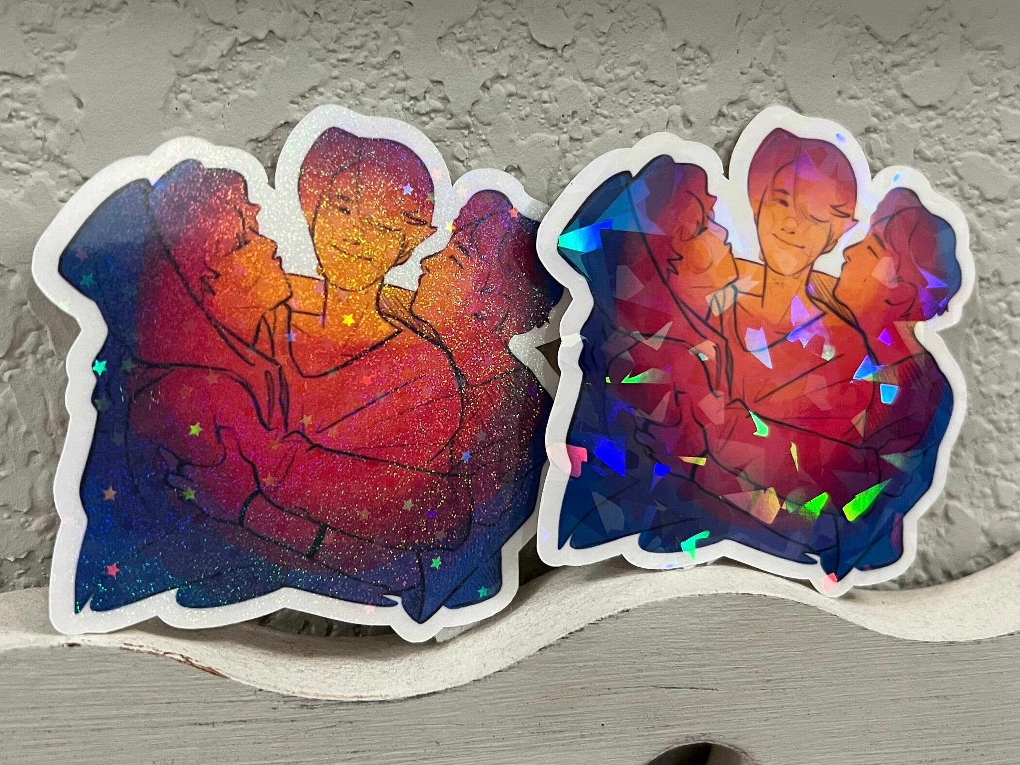 3Racha Hug Sticker – yasaeh