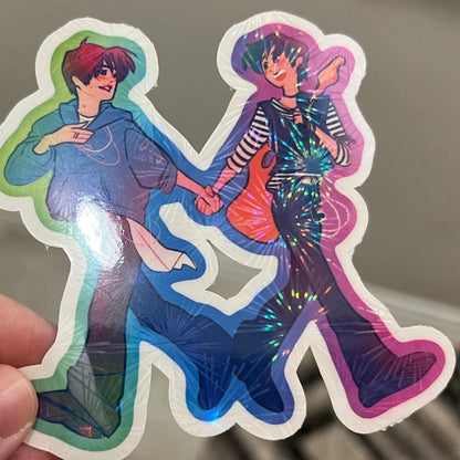 Hold My Hand Sticker