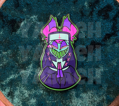 Faithful Glow Radio Deer Hard Enamel Pin