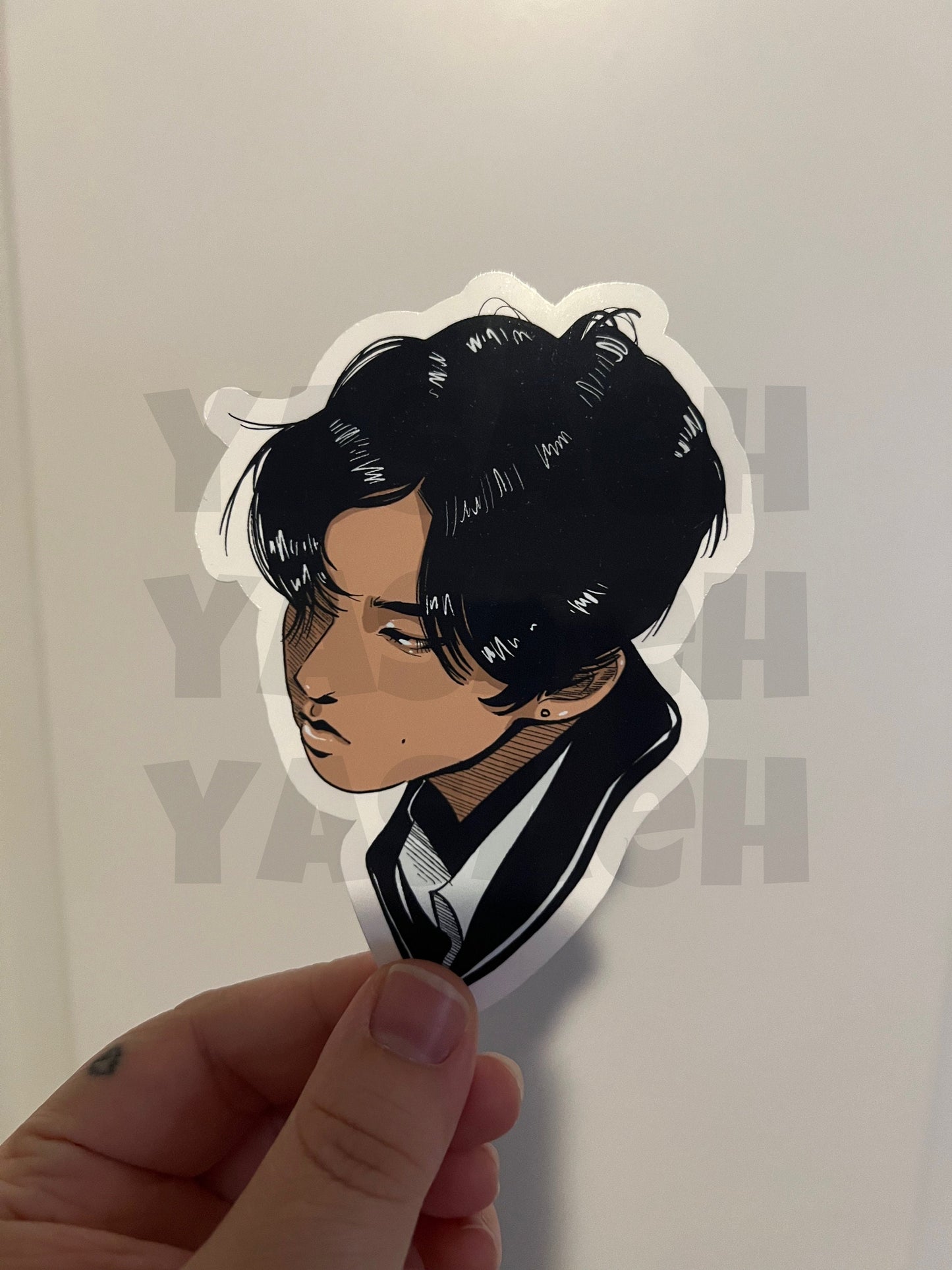 Ace Han Bust sticker