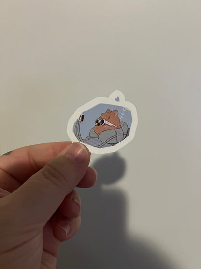 Sleepy Quokka Sticker